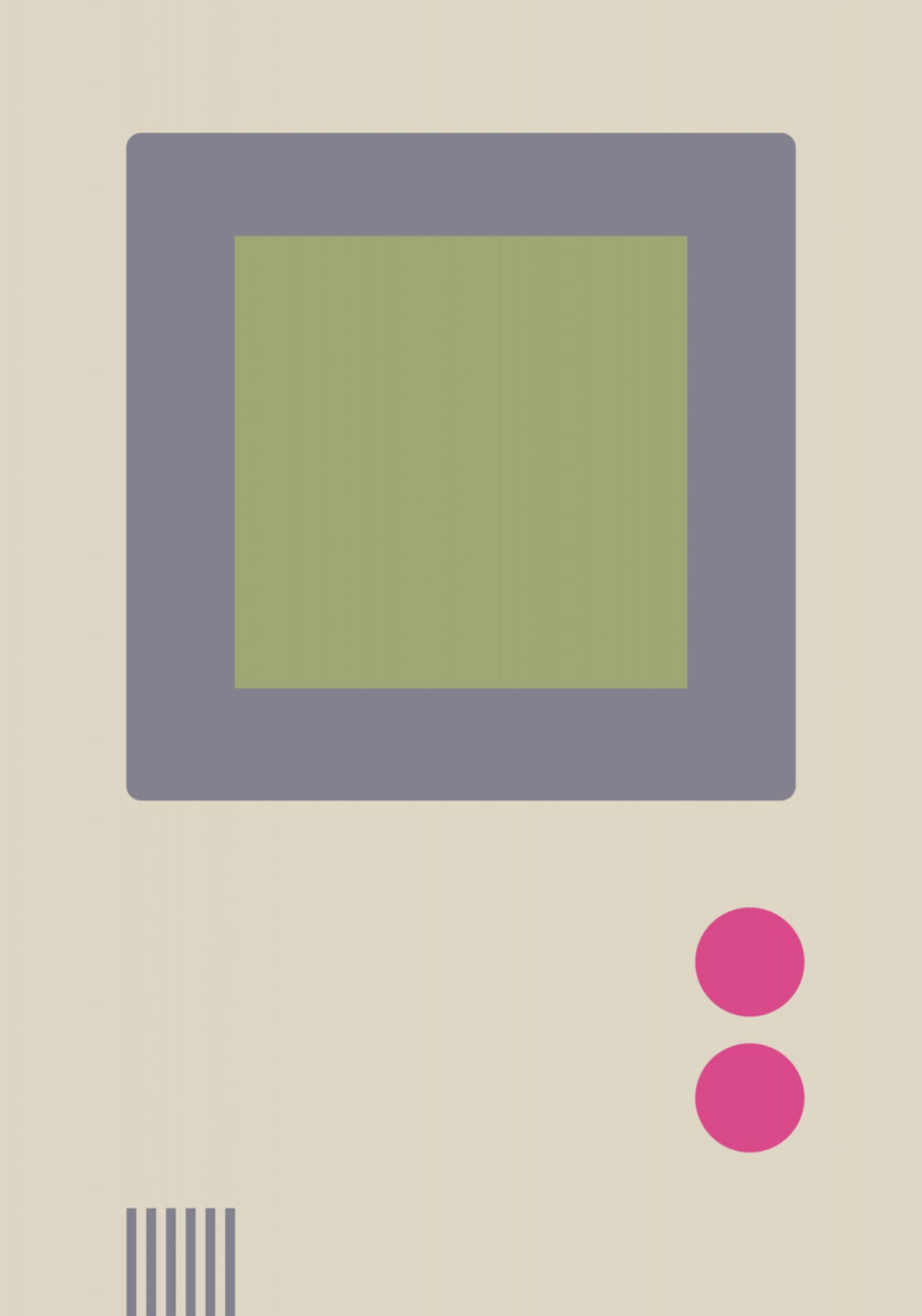 Klassischer Gaming-Handheld