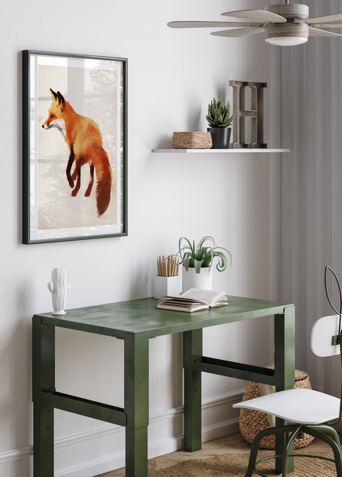 Rotfuchs-Illustration