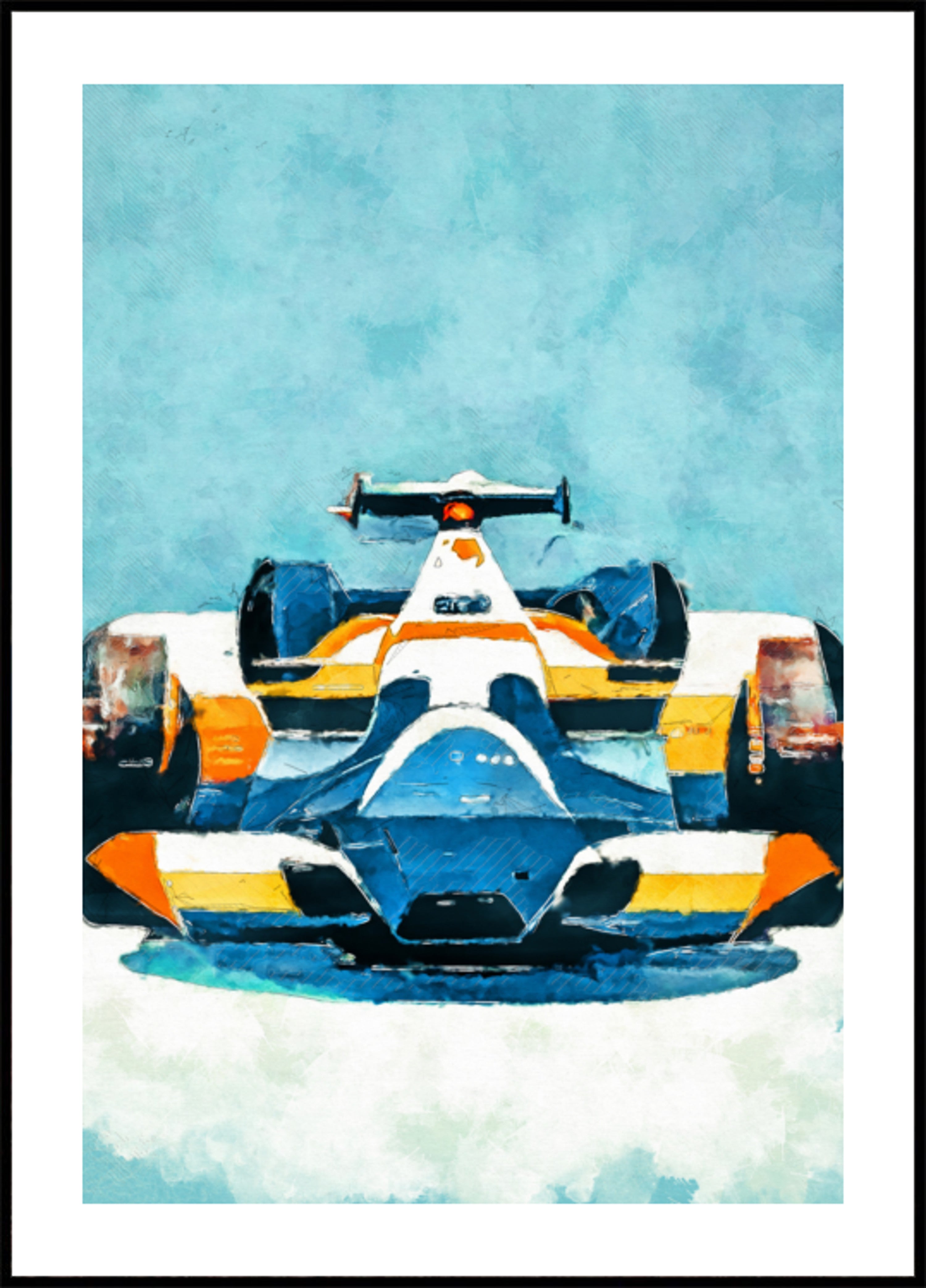 Dynamischer Formel-Rennwagen