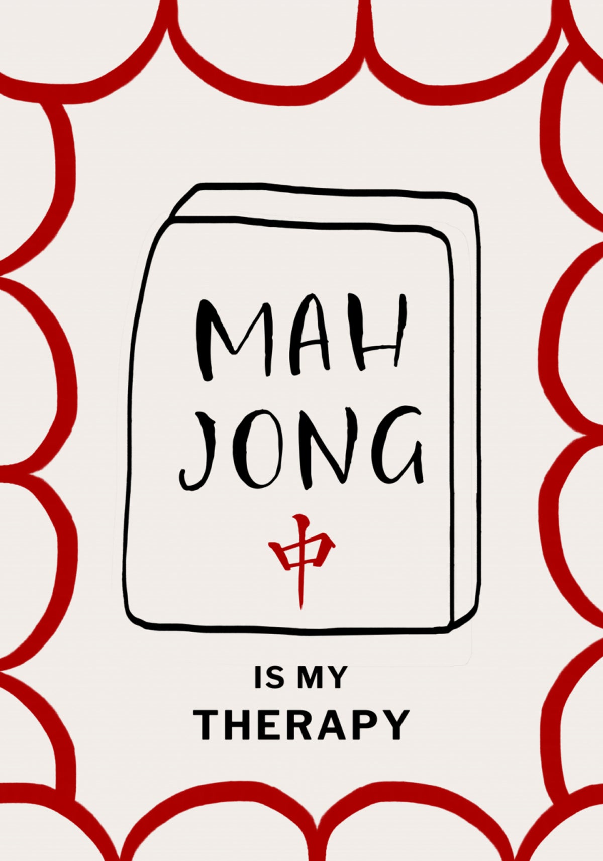 Mahjong-Kachel-Therapie