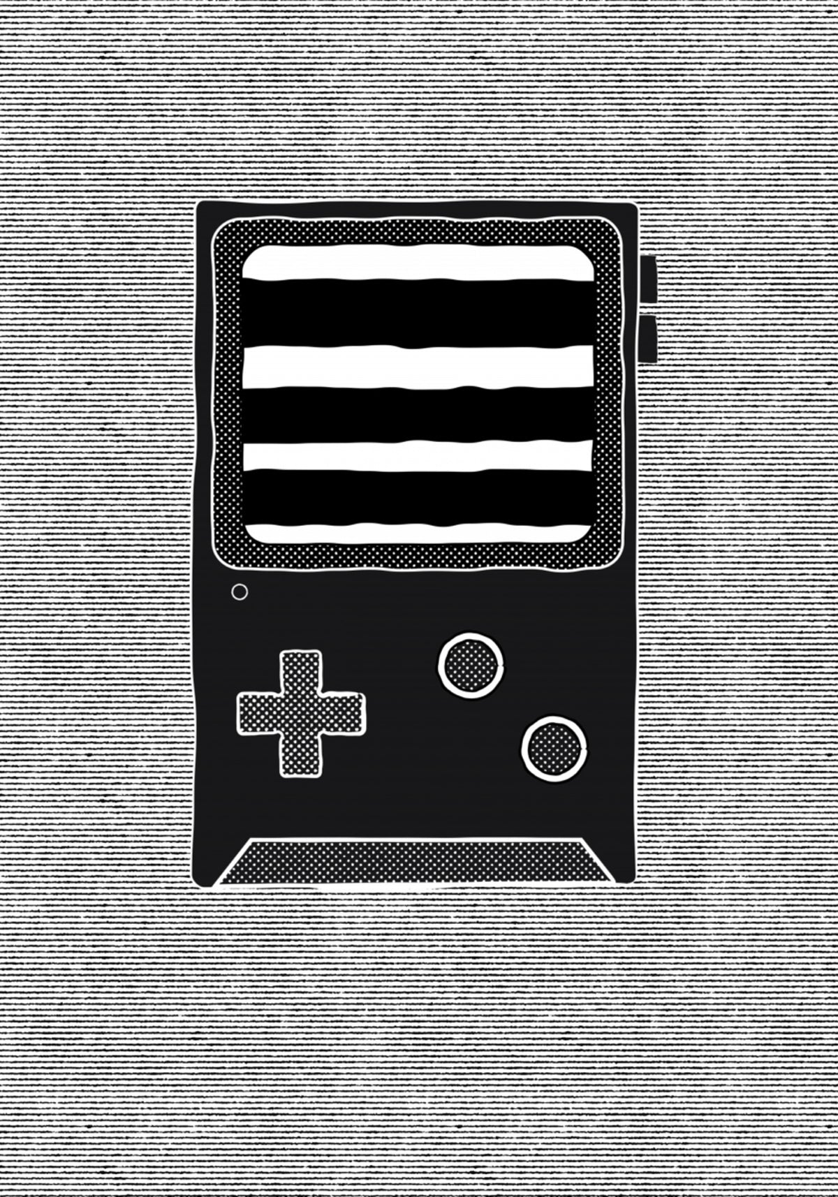 Retro-Handheld-Spielekonsole