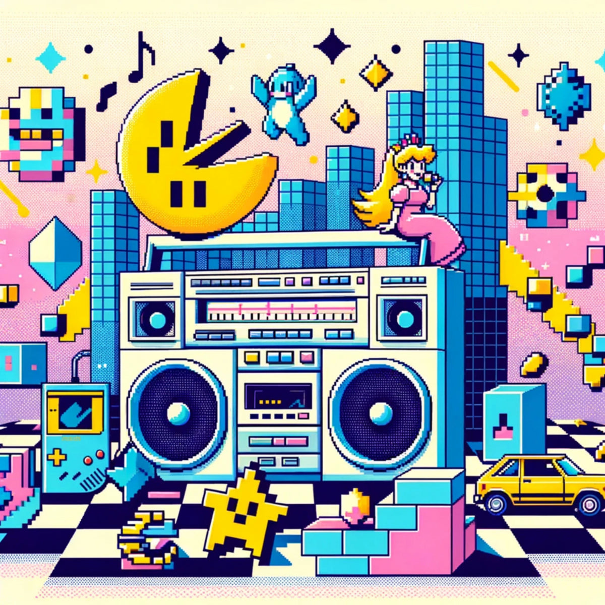 Retro-Pixel-Party