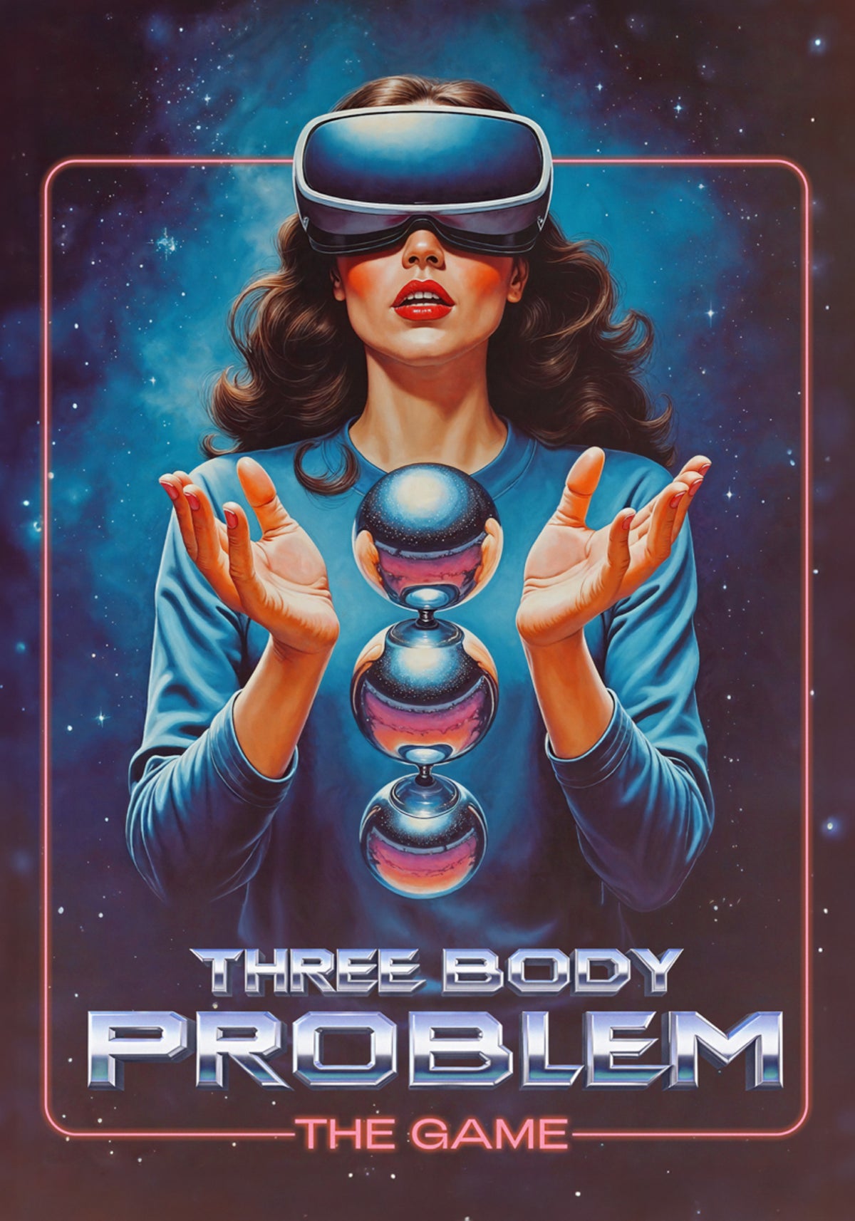 Retro-VR-Gaming-Frau