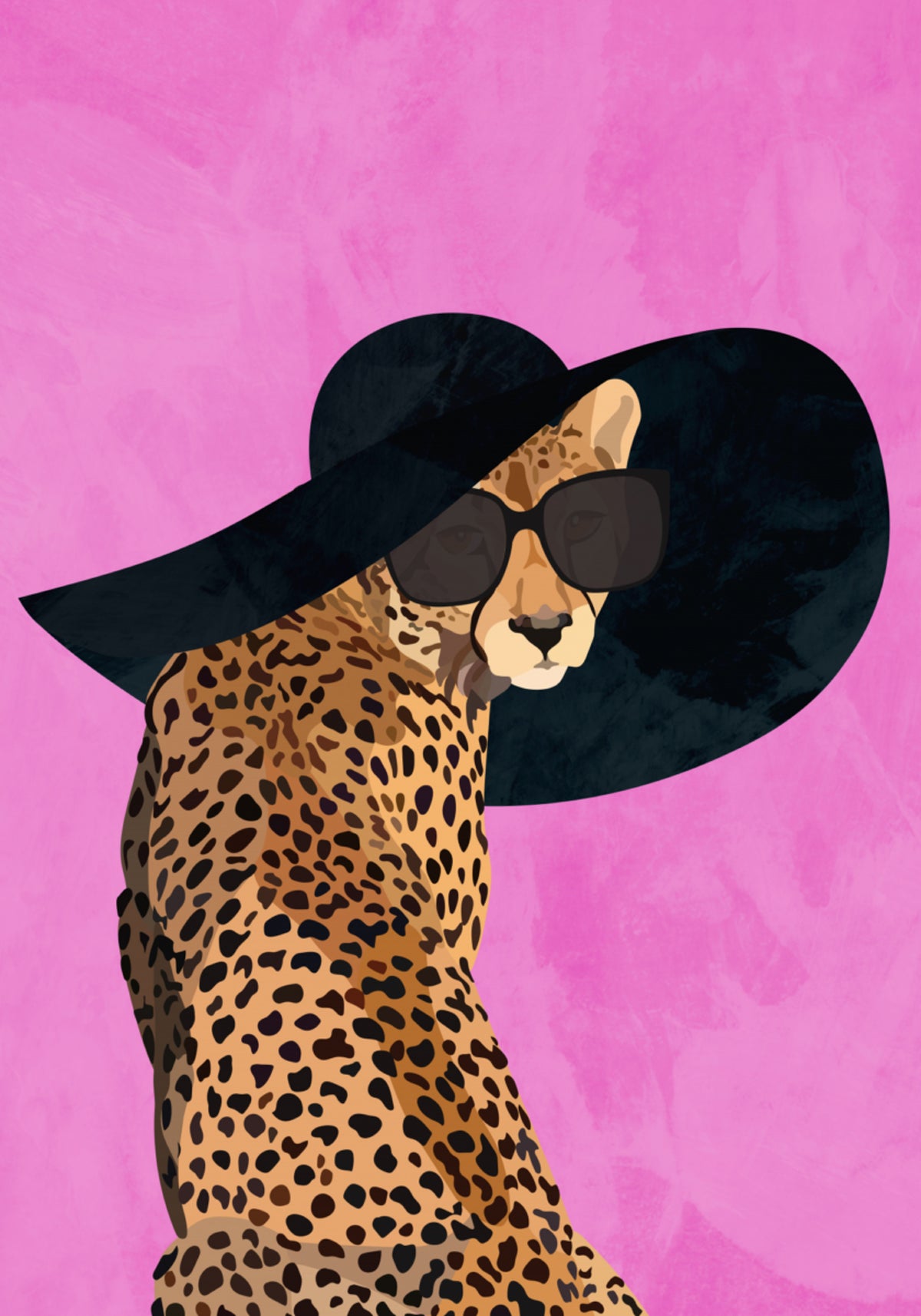 Schicke Cheetah-Sonnenbrille