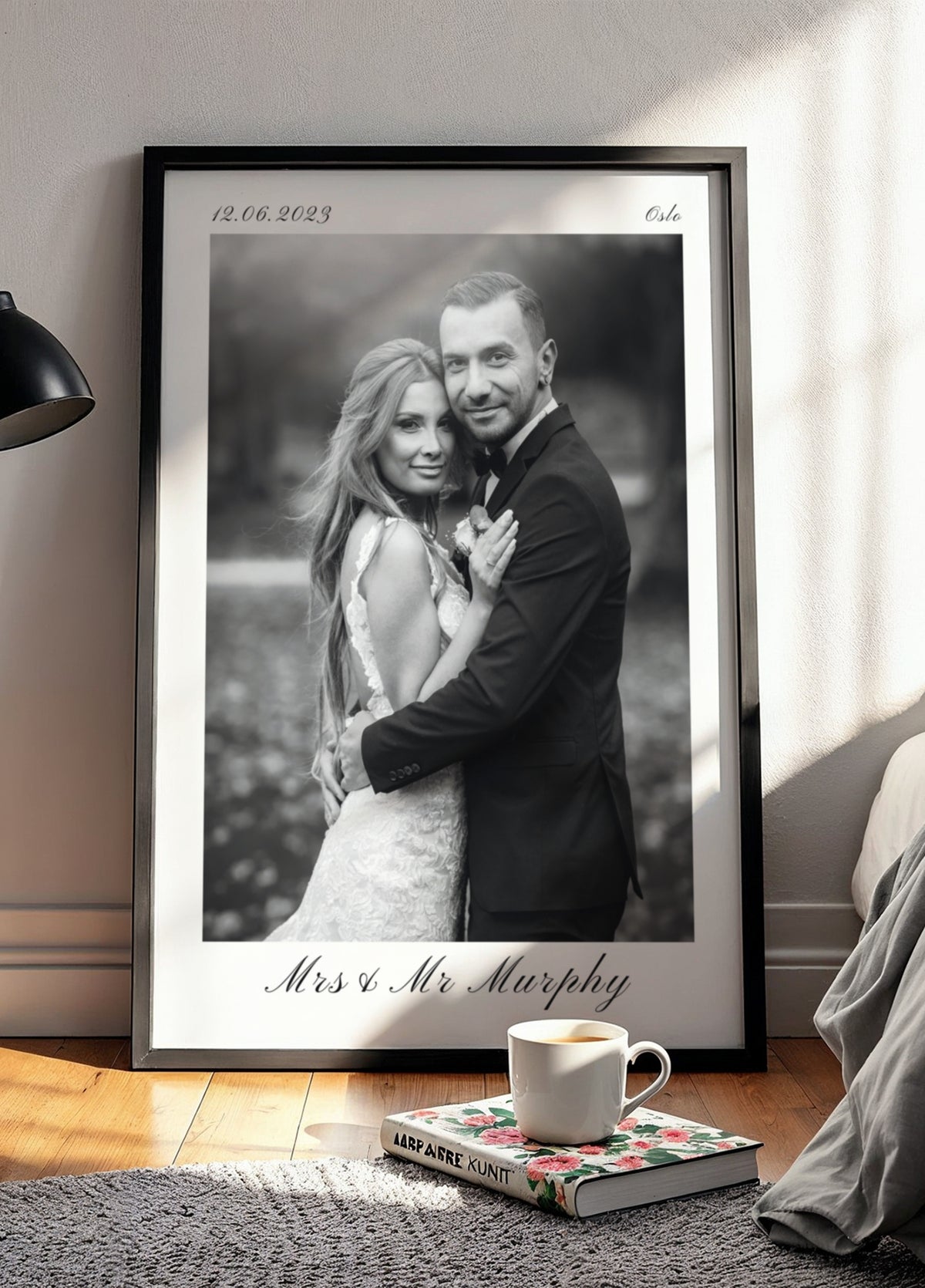 Personalisiertes Hochzeitsportrait
