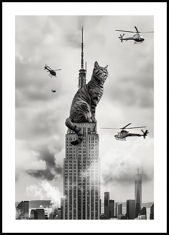 Cat on top Plakat - Posterbox
