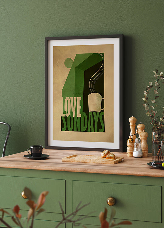 Love Sunday print - Posterbox