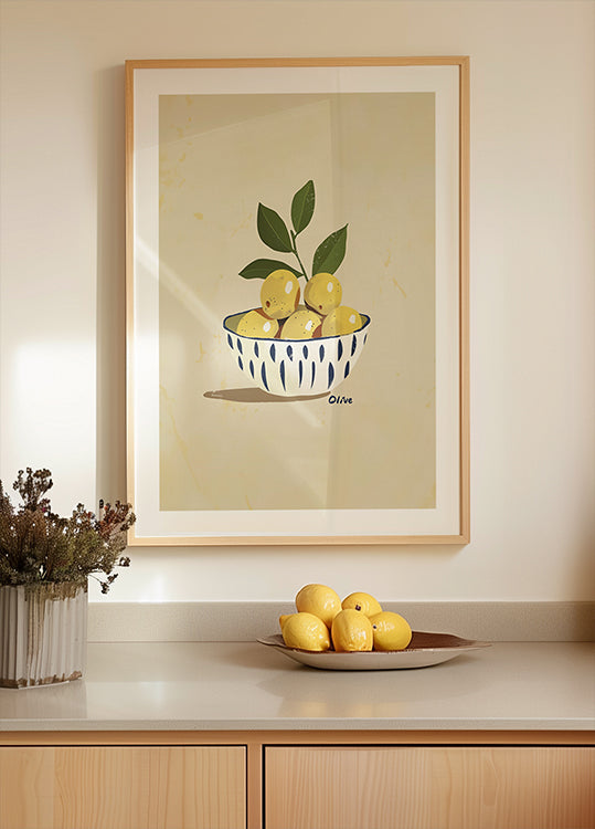 Lemon Harvest Bowl - Posterbox