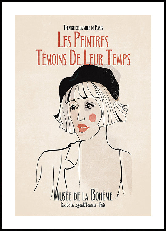 Parisian Muse Plakat - Posterbox