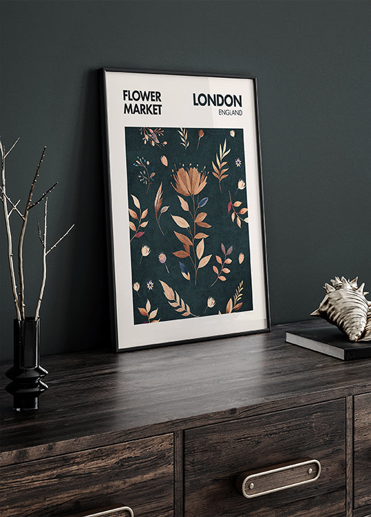Petals in London  Plakat - Posterbox