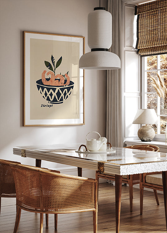Shrimp Delight Bowl Plakat - Posterbox