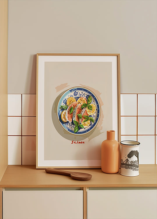 Zesty Salmon Plate - Posterbox