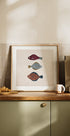 Trio of Fish Forms Plakat - Posterbox