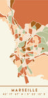 Black Maps Earth Tones 48 Plakat - Posterbox