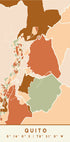 Black Maps Earth Tones 70 Plakat - Posterbox