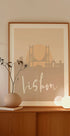 Skyline Earth Tone 2 39 Plakat - Posterbox