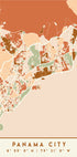 Black Maps Earth Tones 63 Plakat - Posterbox