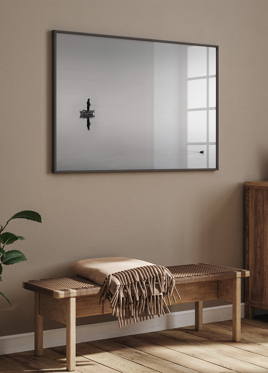 Angeln im Mirror Lake Poster - Posterbox.dk