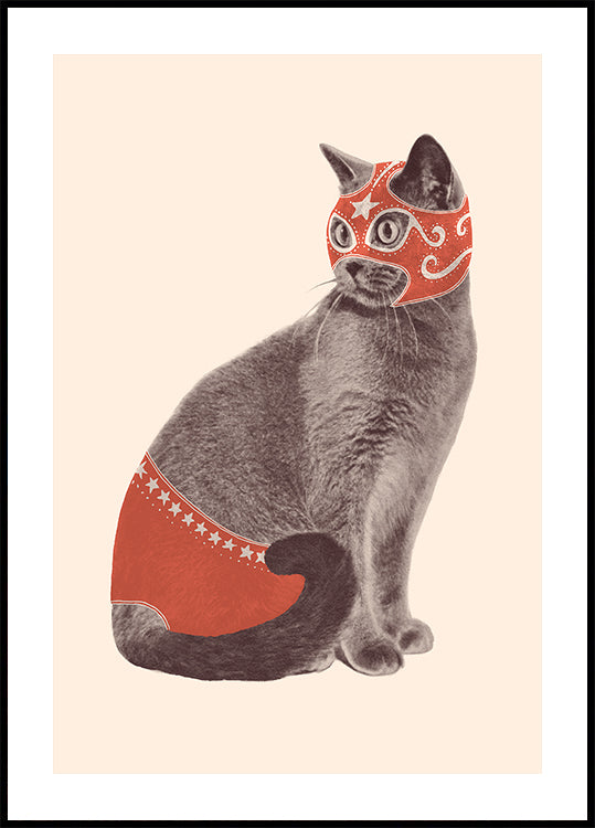 Chat Catcheur Plakat - Posterbox