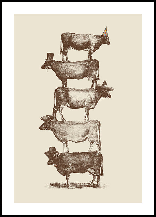 Cow Cow Nuts Plakat - Posterbox