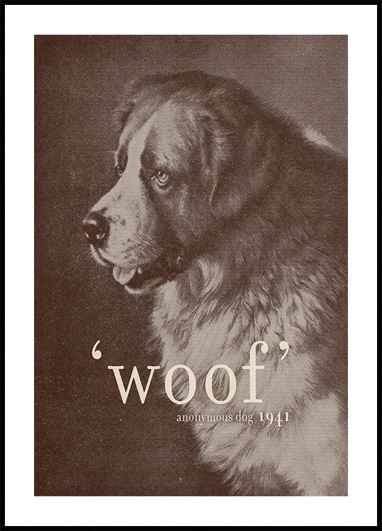 Famous Quote Dog Plakat - Posterbox