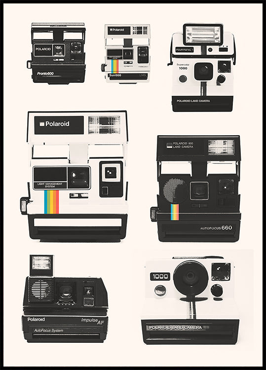 Instant Camera Collection Plakat - Posterbox