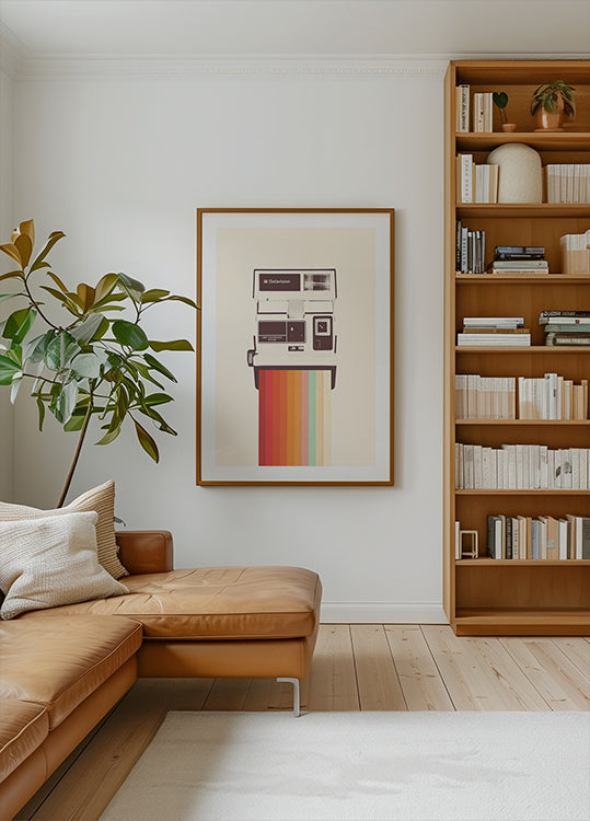 Instant Camera Rainbow Plakat - Posterbox