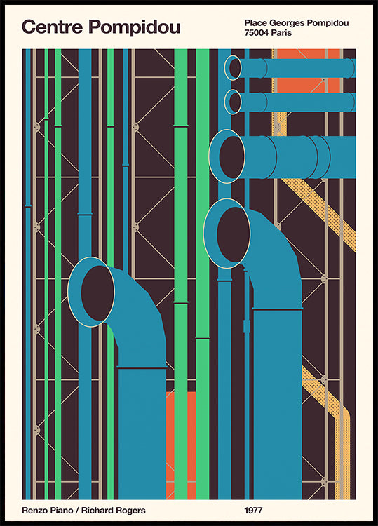 Pompidou Plakat - Posterbox