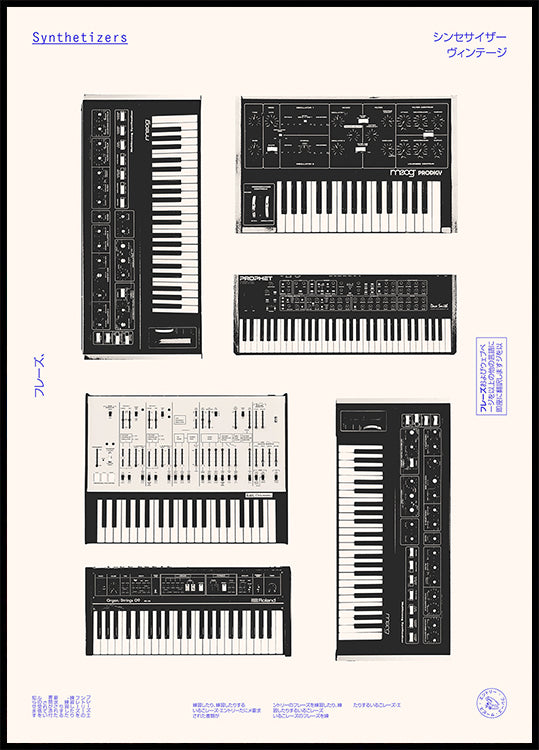 Synthetisers Plakat - Posterbox