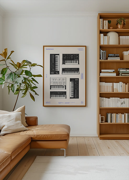 Synthetisers Plakat - Posterbox