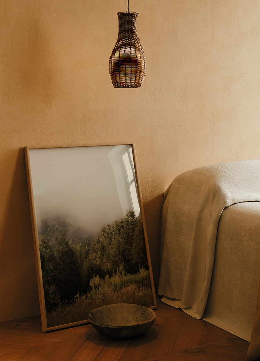 Poster „Nebliger Wald“ - Posterbox.dk