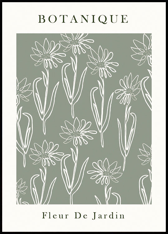 Fleur De Jardin Nr. 2 Poster - Posterbox.dk