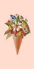Botanical pink ice cream Plakat - Posterbox