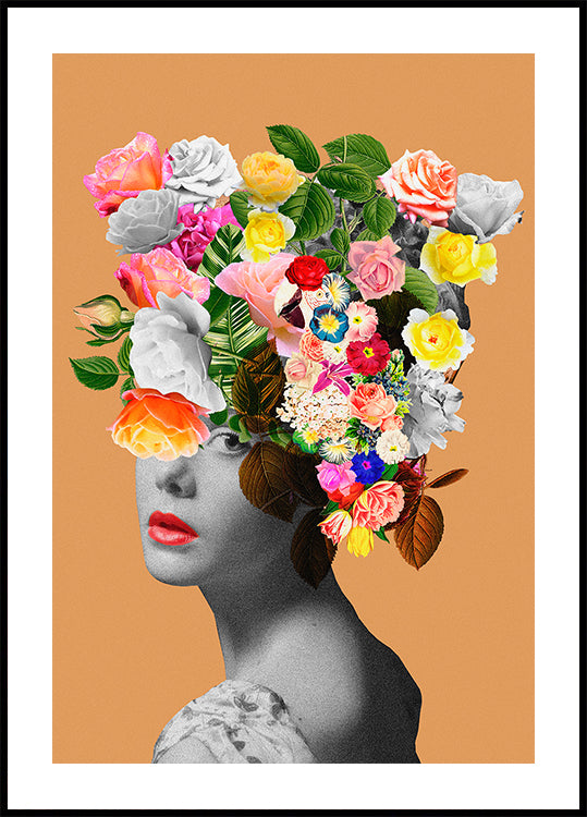 Floral portrait - Posterbox
