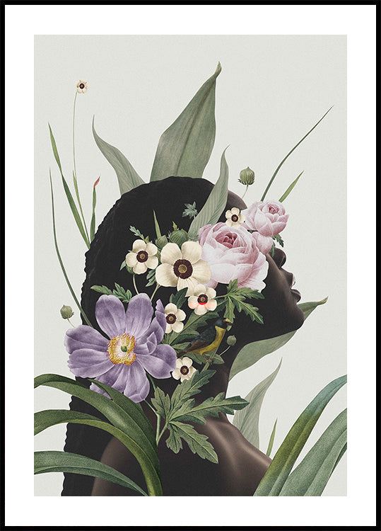 Purple flower Plakat - Posterbox