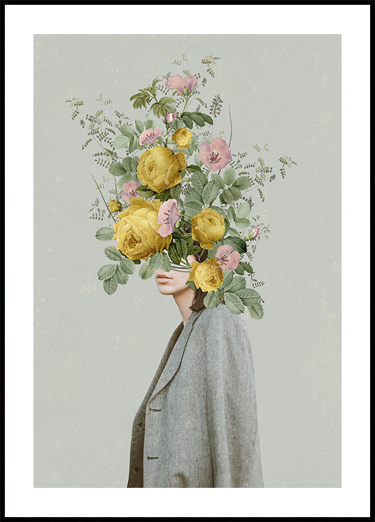 Yellow bouquet Plakat - Posterbox
