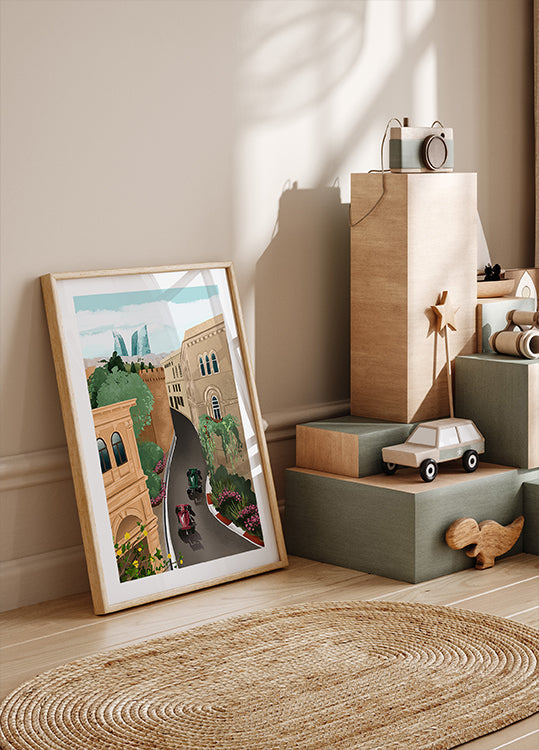 Baku Azerbeidzjan Plakat - Posterbox