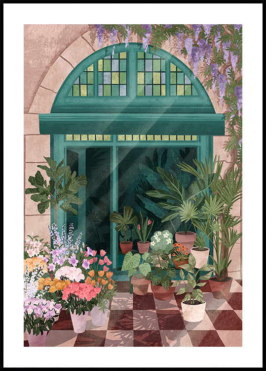 French Flowershop Plakat - Posterbox