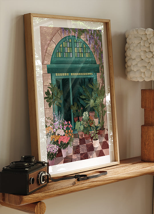 French Flowershop Plakat - Posterbox
