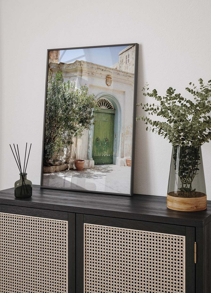 Grünes Türposter - Posterbox.dk