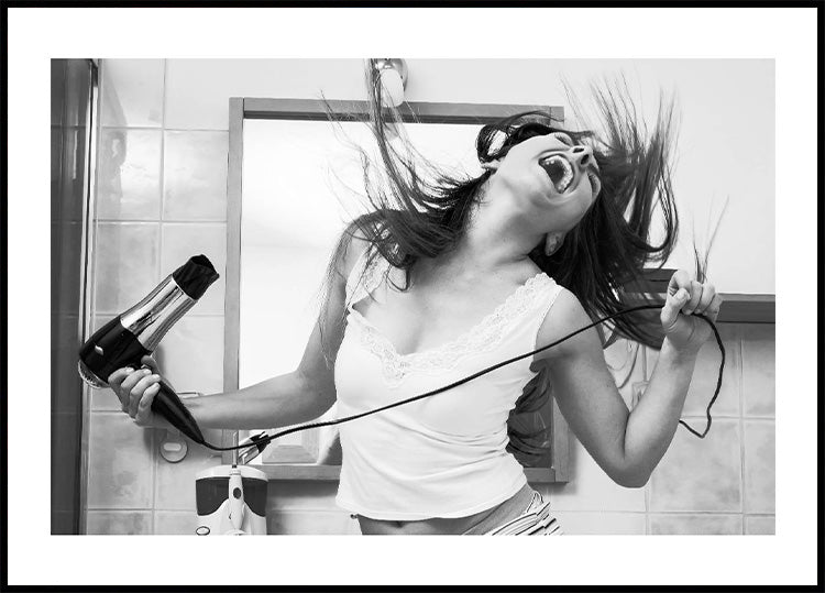 Cheerfully Bathroom Times Poster - Posterbox.no