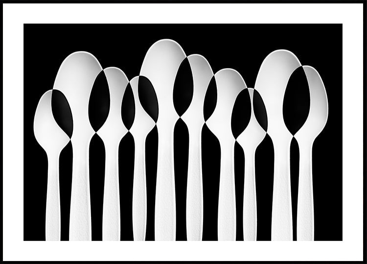 Spoons Abstract:  Forest Plakat - Posterbox