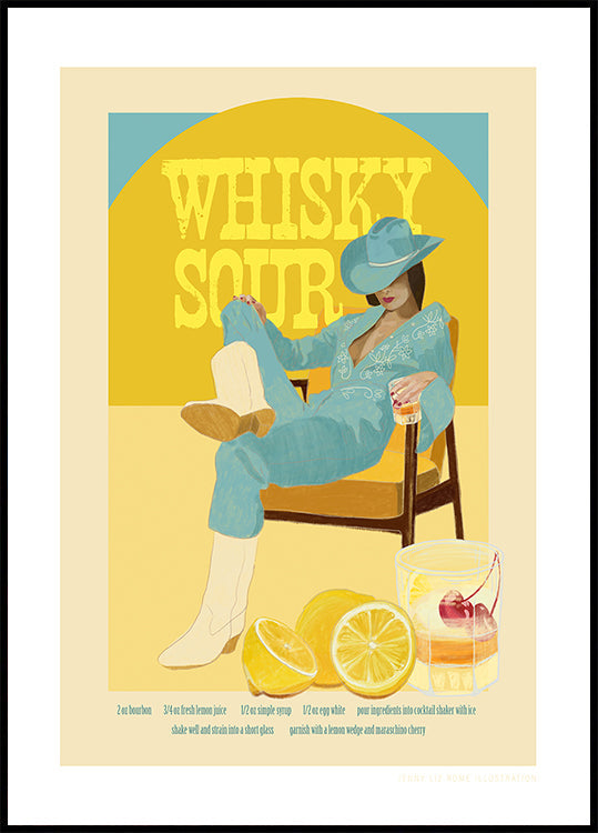 Jlr Cocktails Whiskysour - Posterbox