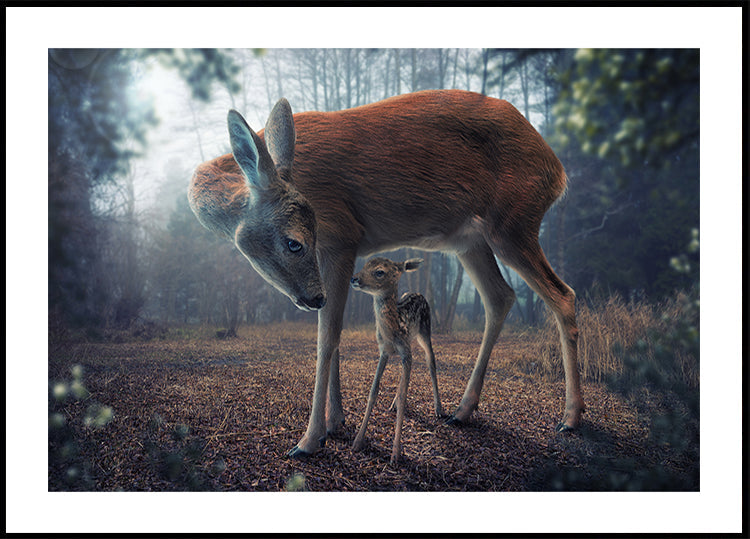 Mother and Fawn - Posterbox