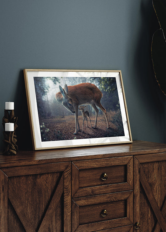 Mother and Fawn - Posterbox