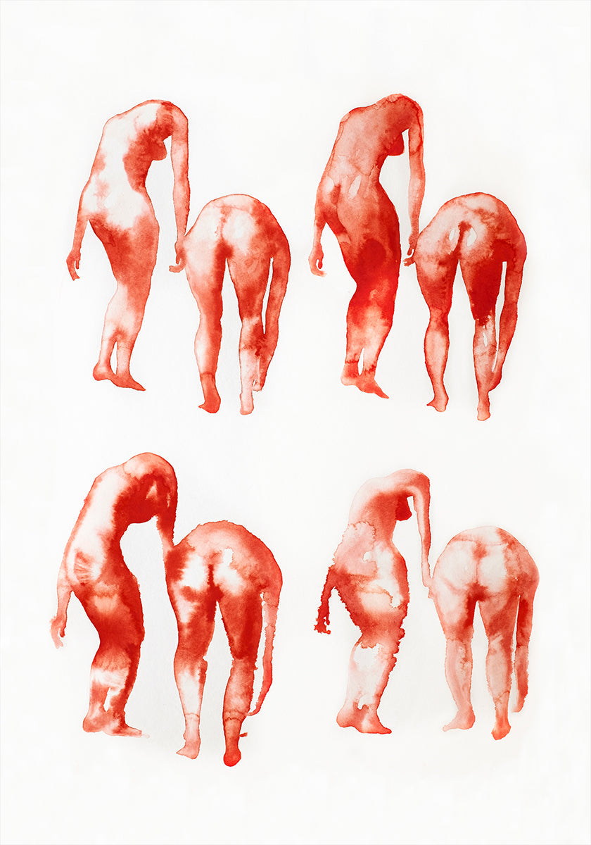 Figure Motion Study 2x4 - Posterbox