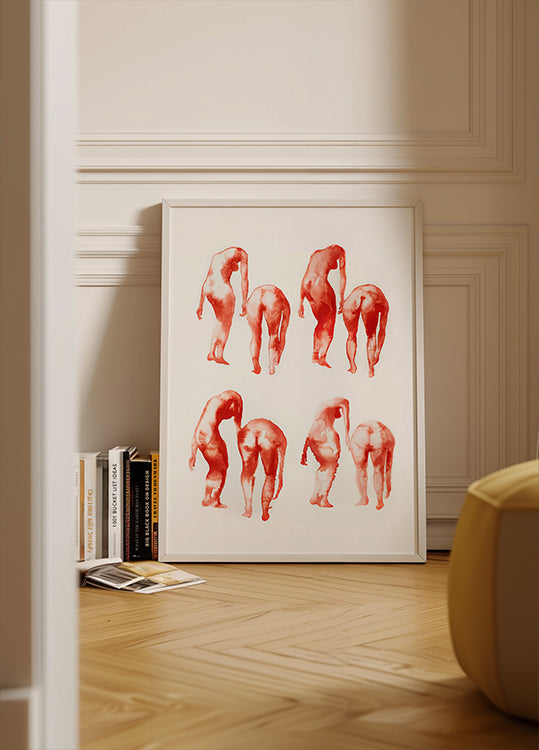 Figure Motion Study 2x4 - Posterbox