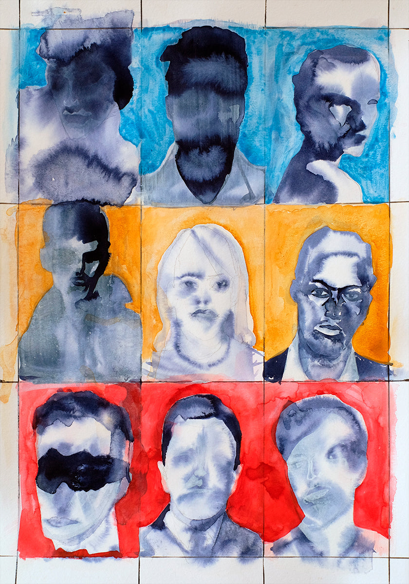 Headshot Grid No. 1 - Posterbox