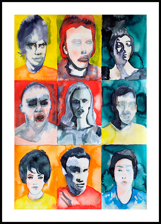 Headshot Grid No. 2 - Posterbox