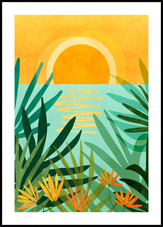 Peaceful Tropics Plakat - Posterbox